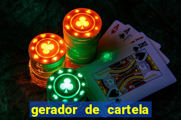 gerador de cartela de bingo